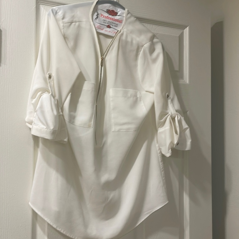 Calvin white shirt